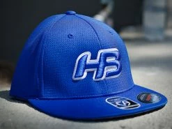 HB Sports Headbanger Sports Exclusive I8508 Flexfit Aerated Performance Hat: Royal / Royal