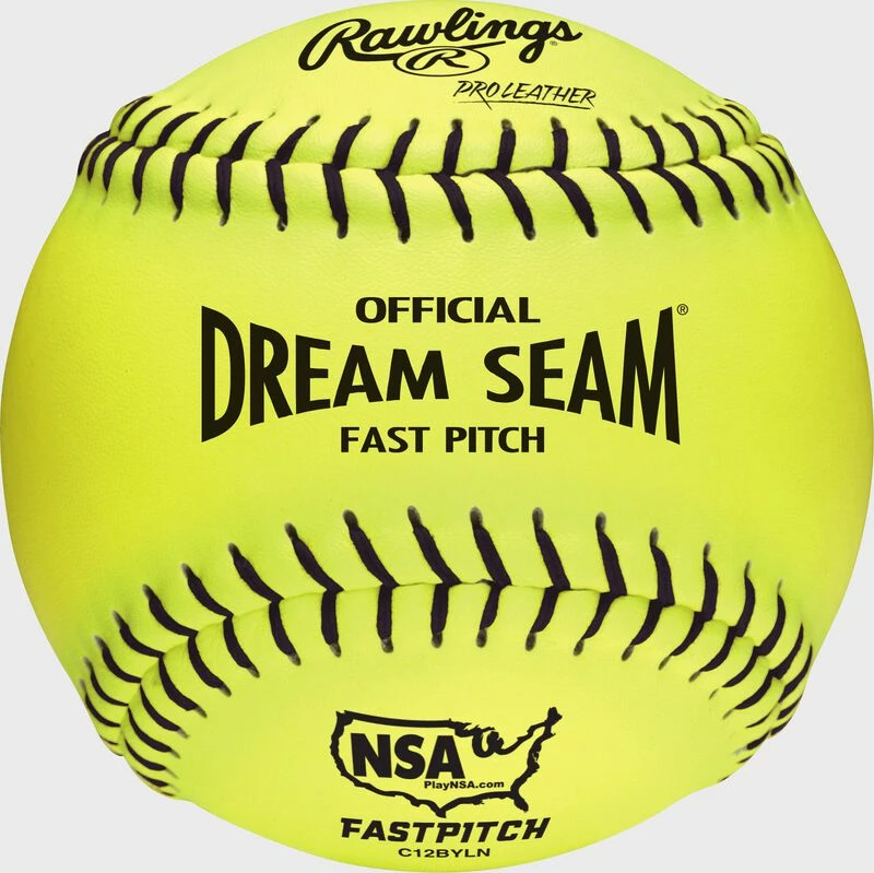 Rawlings NSA Official 12" Softballs, 3 Pack Or Dozen