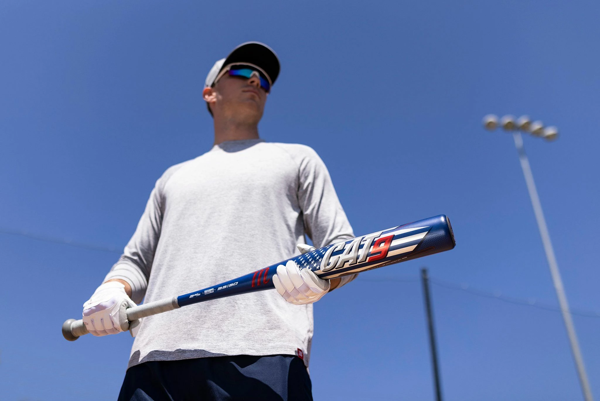 Marucci CAT 9 America BBCOR (-3) Baseball Bat: MCBC9A - Image 3