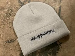 HB Sports Headbanger Sports OG Logo'd Cuff Beanies: Grey