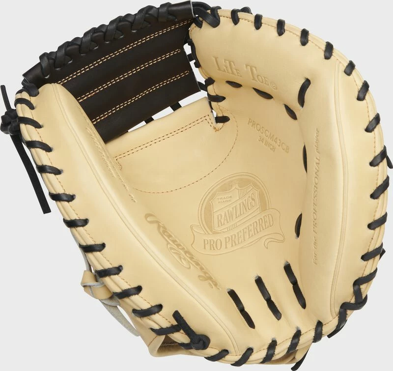 Rawlings Pro Preferred 34-inch Baseball Catcher's Mitt - Image 3