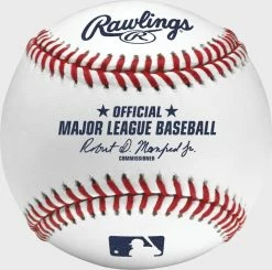 Rawlings MLB Official Baseball With Display Cube