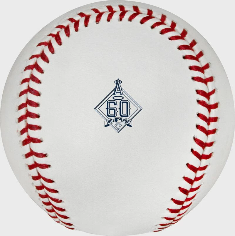 Rawlings MLB 2021 Los Angeles Angels 60th Anniversary Baseball - Image 2