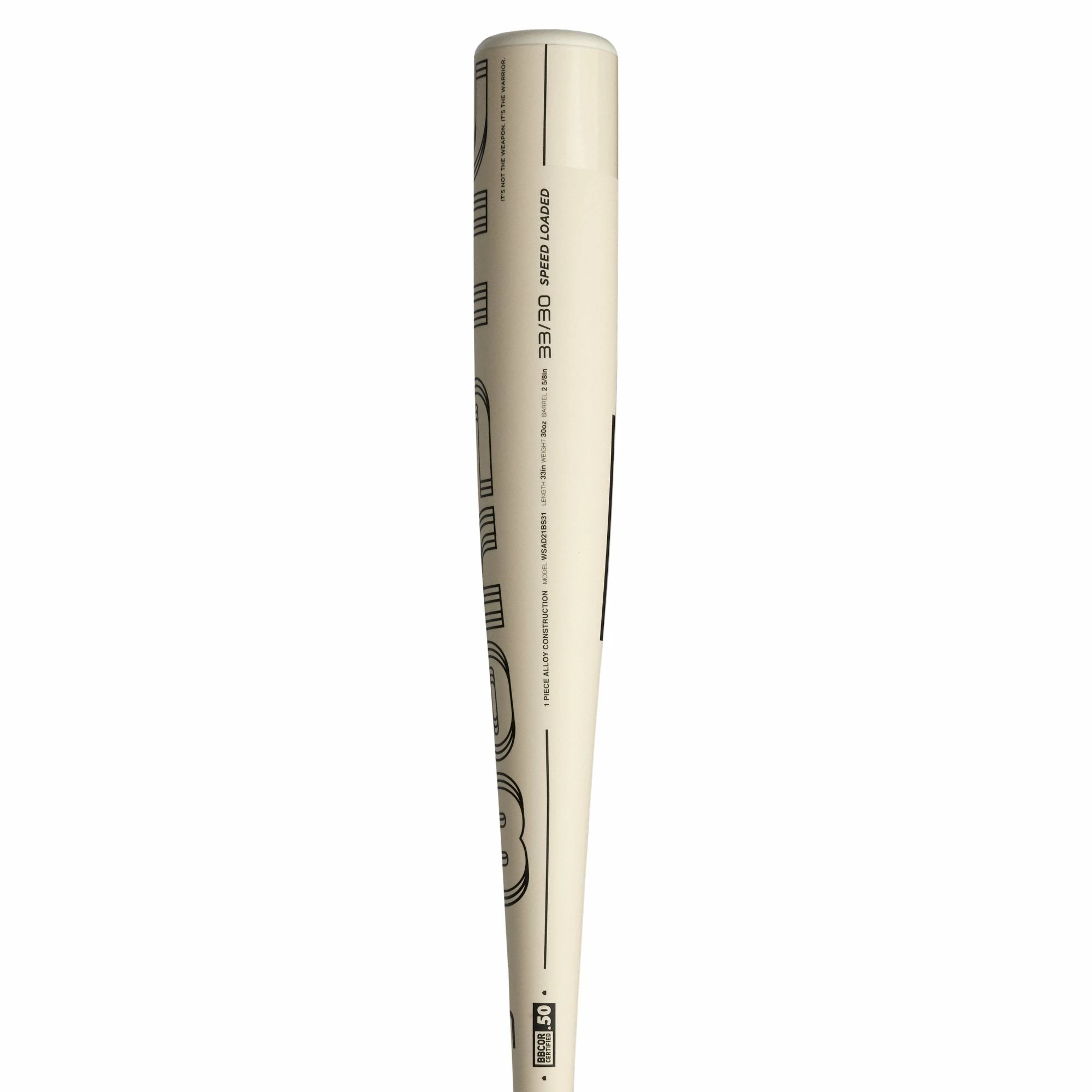 2021 Warstic Bonesaber (-3) BBCOR Baseball Bat: MBBSRWH3 - Image 5